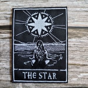 3/13$ The Star Tarot Occult New Age Witchy Embroidered Iron on Patch.